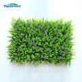 Eco-Friendly Artificial Grass And Flowers Wall For Garden Landscaping